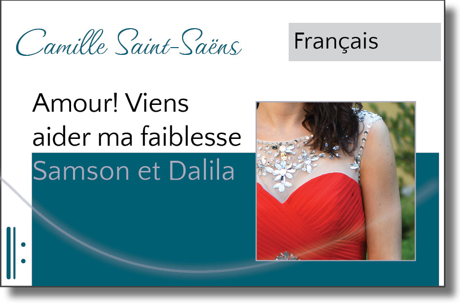 Camille Saint-Saëns: Samson et Dalila - Amour! Viens aider ma faiblesse