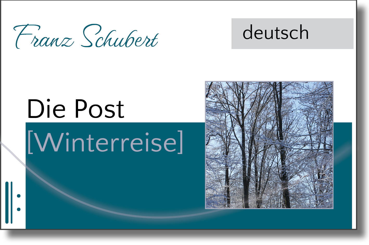 Schubert - Die Post