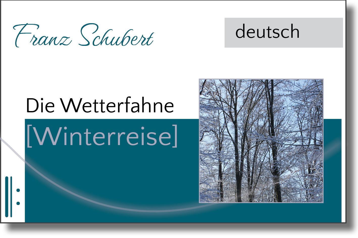 Schubert - Die Wetterfahne