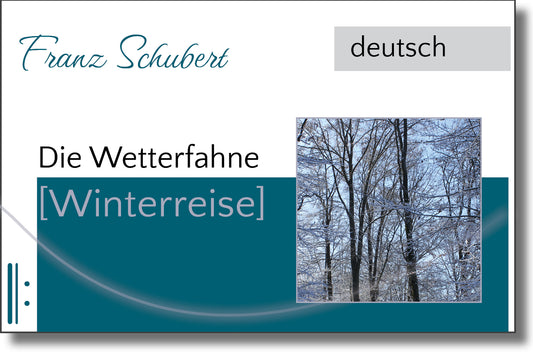 Schubert - Die Wetterfahne