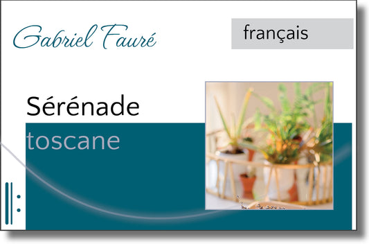 Fauré - Sérénade Toscane