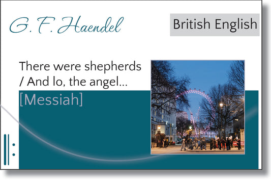 Messiah - There were shepherds / And lo, the angel of the Lord